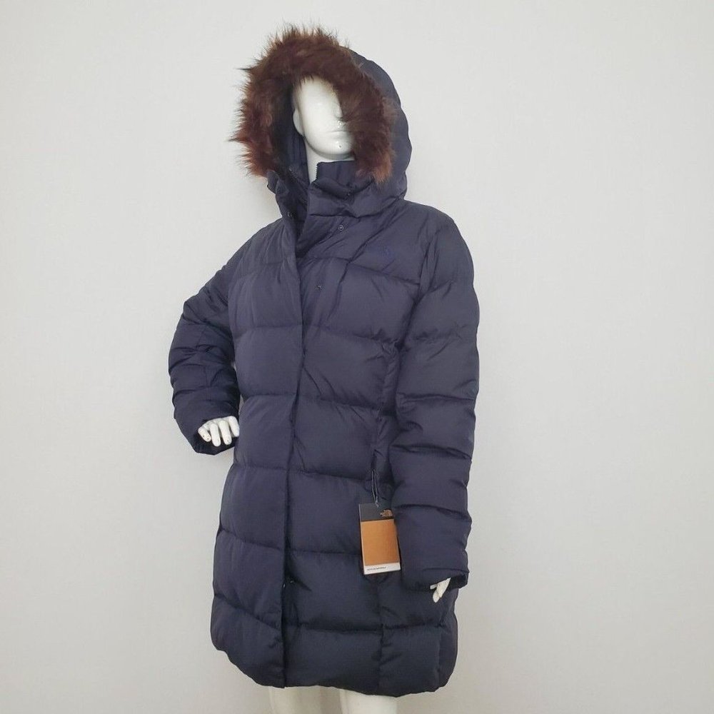 THE NORTH FACE WOMEN DEALIO DOWN PARKA COAT Aviator Navy size XS S M XL XXXL - Picture 3 of 4